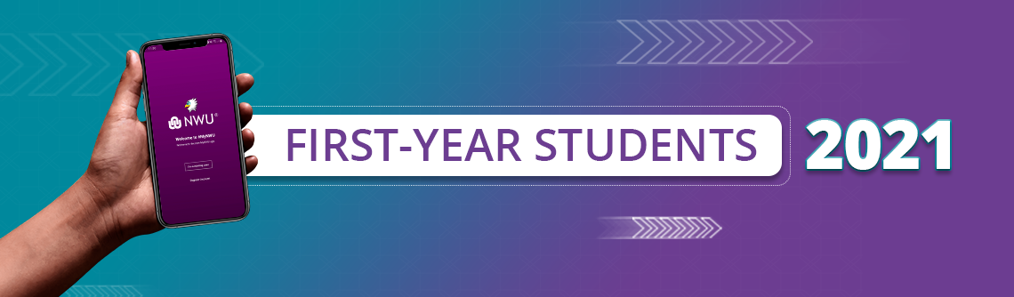 First Years 2021 Studies Nwu North West University