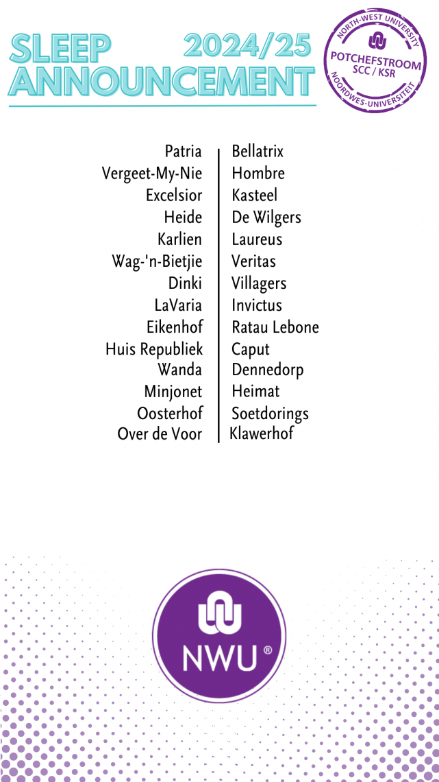 List of residence "slepe"