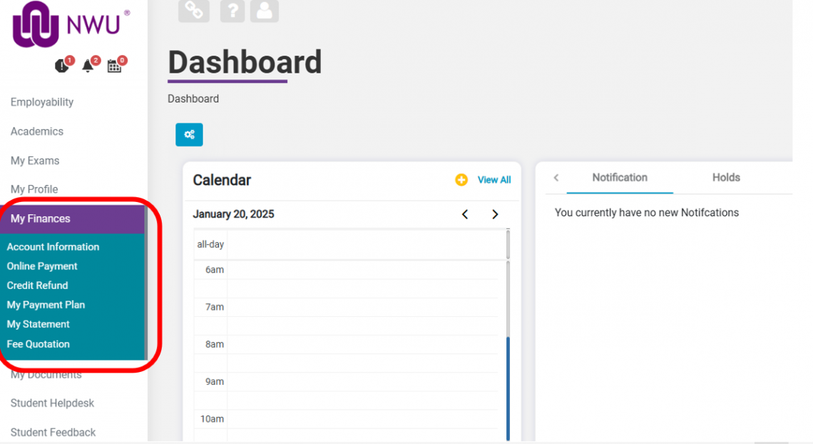 SIS Online Payment window