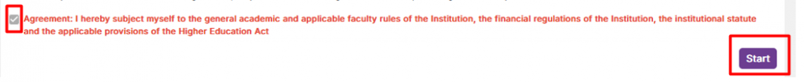 Accepting terms and conditions when registering