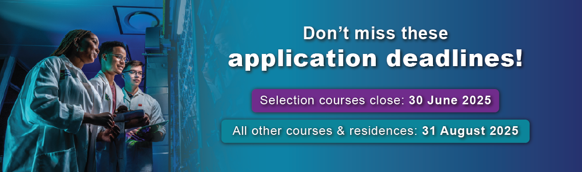 Application deadlines